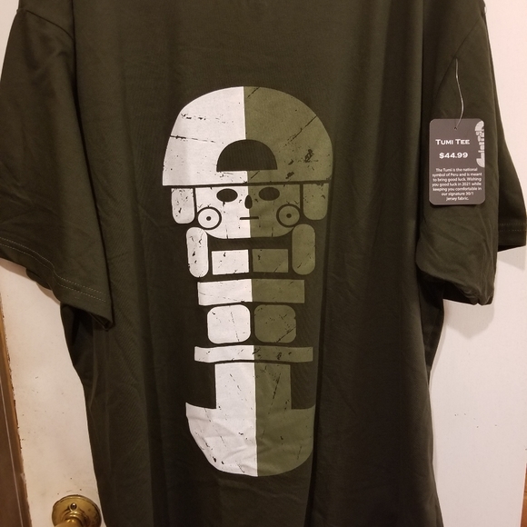 The Winston Box Tumi Tee (Peruvian) GREEN 3X - Picture 3 of 6